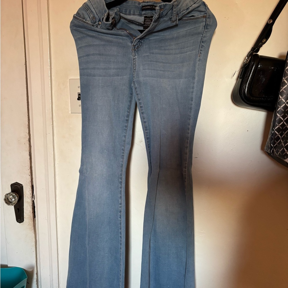 Classic Light Blue Flare Jeans